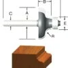 Vermont American 1-1/2 In. D X 1/4 In. X 2-1/4 In. L Carbide Tipped Ogee Router Bit