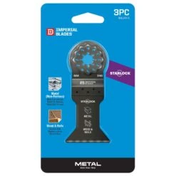 Imperial Blades Starlock 1-7/8 In. L Bi-Metal Oscillating Blade 3 Pk