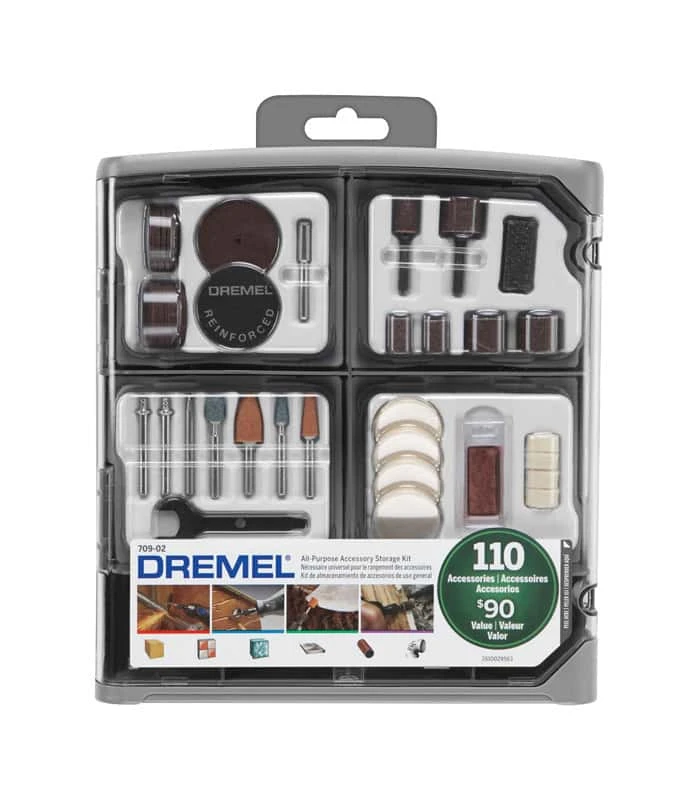 Dremel 9 In. Steel Accessory Kit 110 Pc