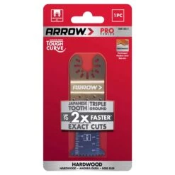 Arrow Pro 1-1/4 In. High Carbon Steel Tough Curve Semi-Circle Oscillating Wood Blade Multi-Material