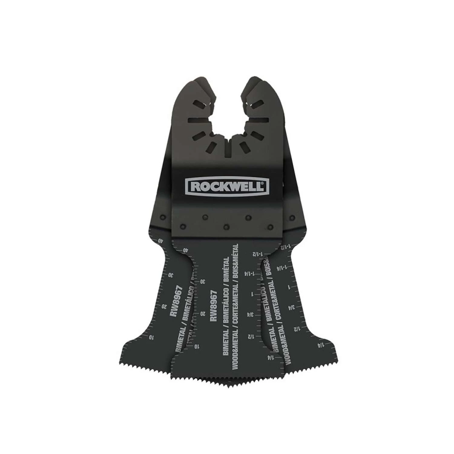 Rockwell 1-3/8 In. L Bi-Metal Plunge Cut Oscillating Blade 3 Pk