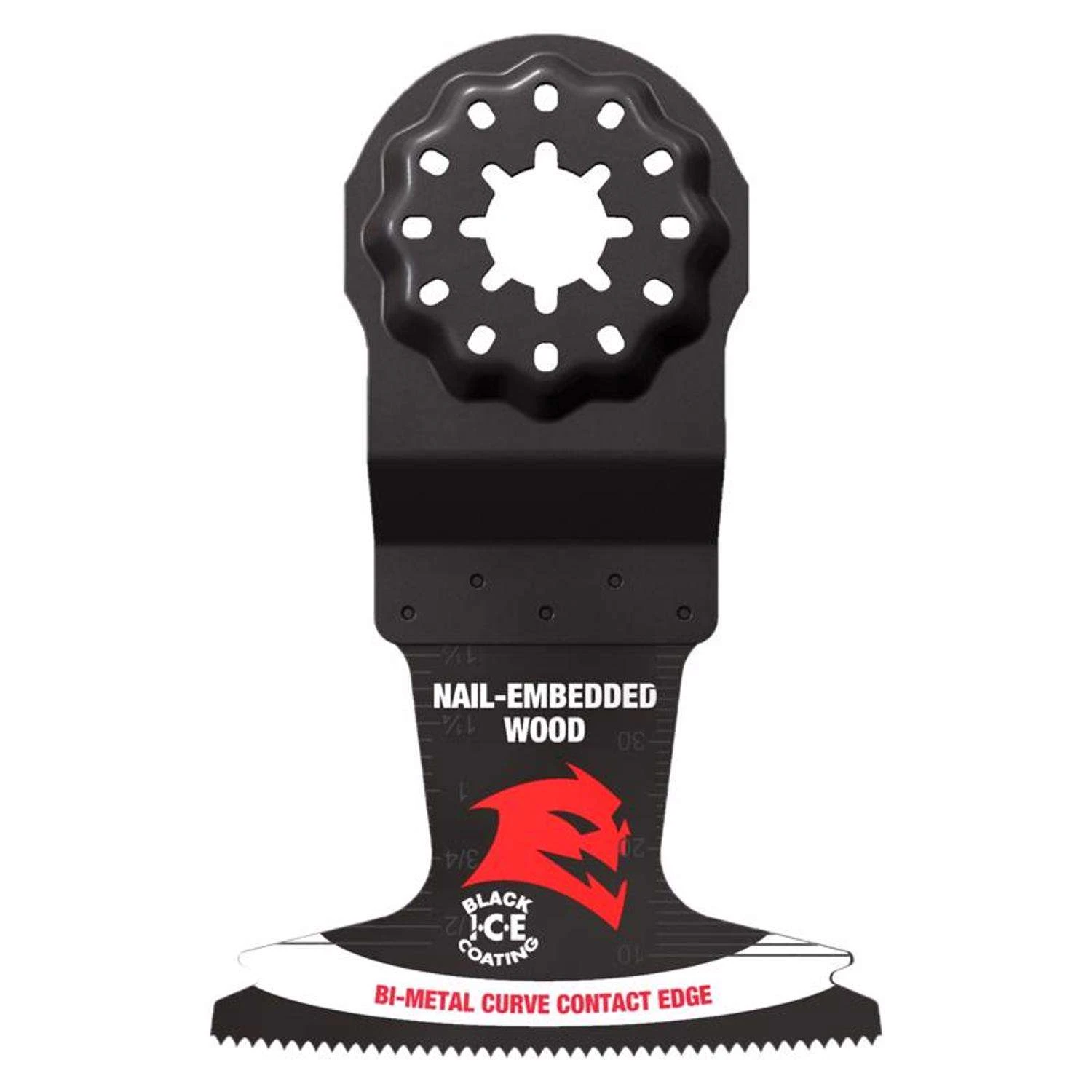 Diablo Starlock 2-1/2 In. W Bi-Metal Curved Contact Edge Oscillating Blade Nail-Embedded Wood 1 Pk - Image 2