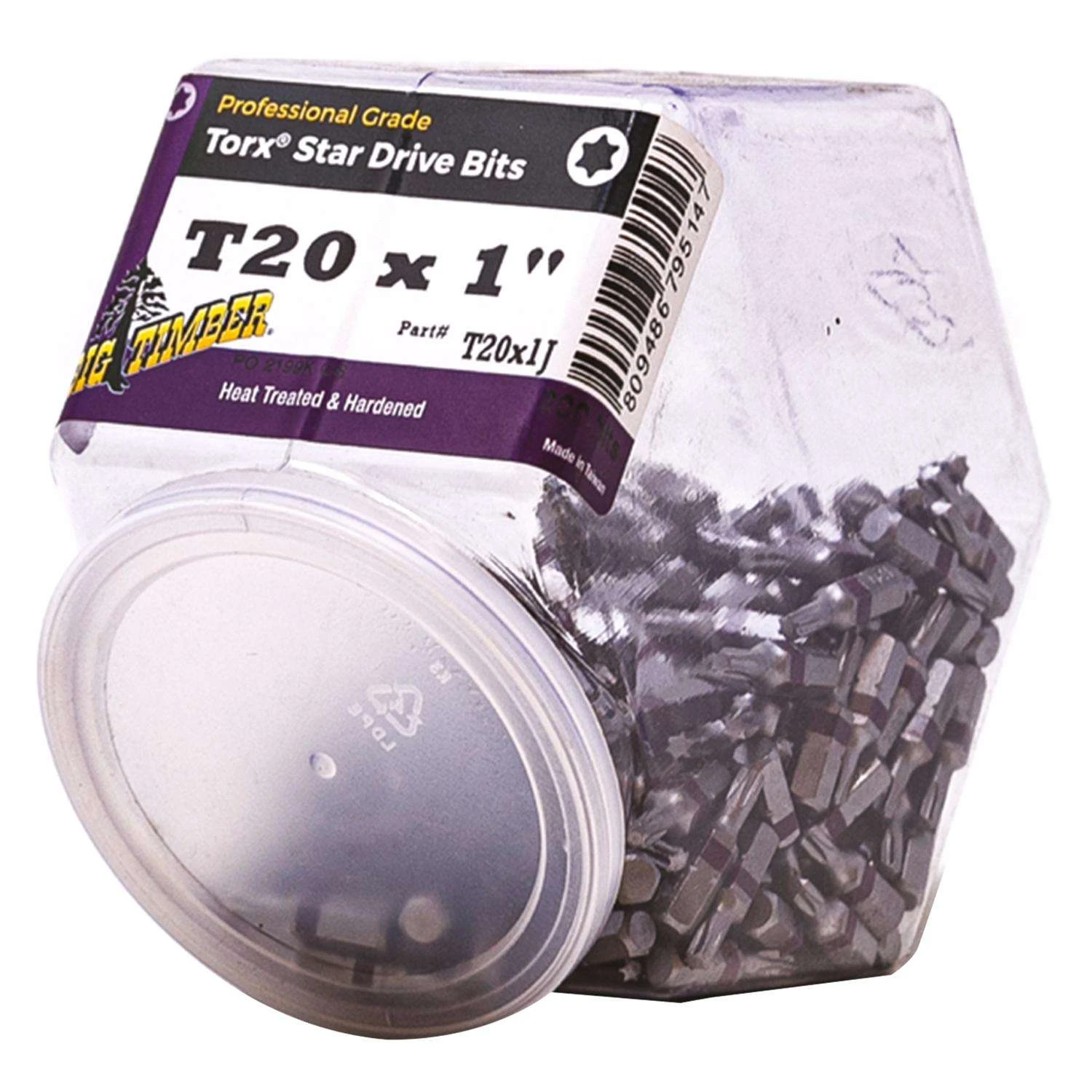 Big Timber Torx T20 X 1 In. L Insert Bit Steel 200 Pc - Image 2