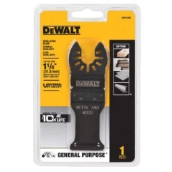 DeWalt Universal Fitment 1-1/4 In. L Carbide Oscillating Blade 1 Pc
