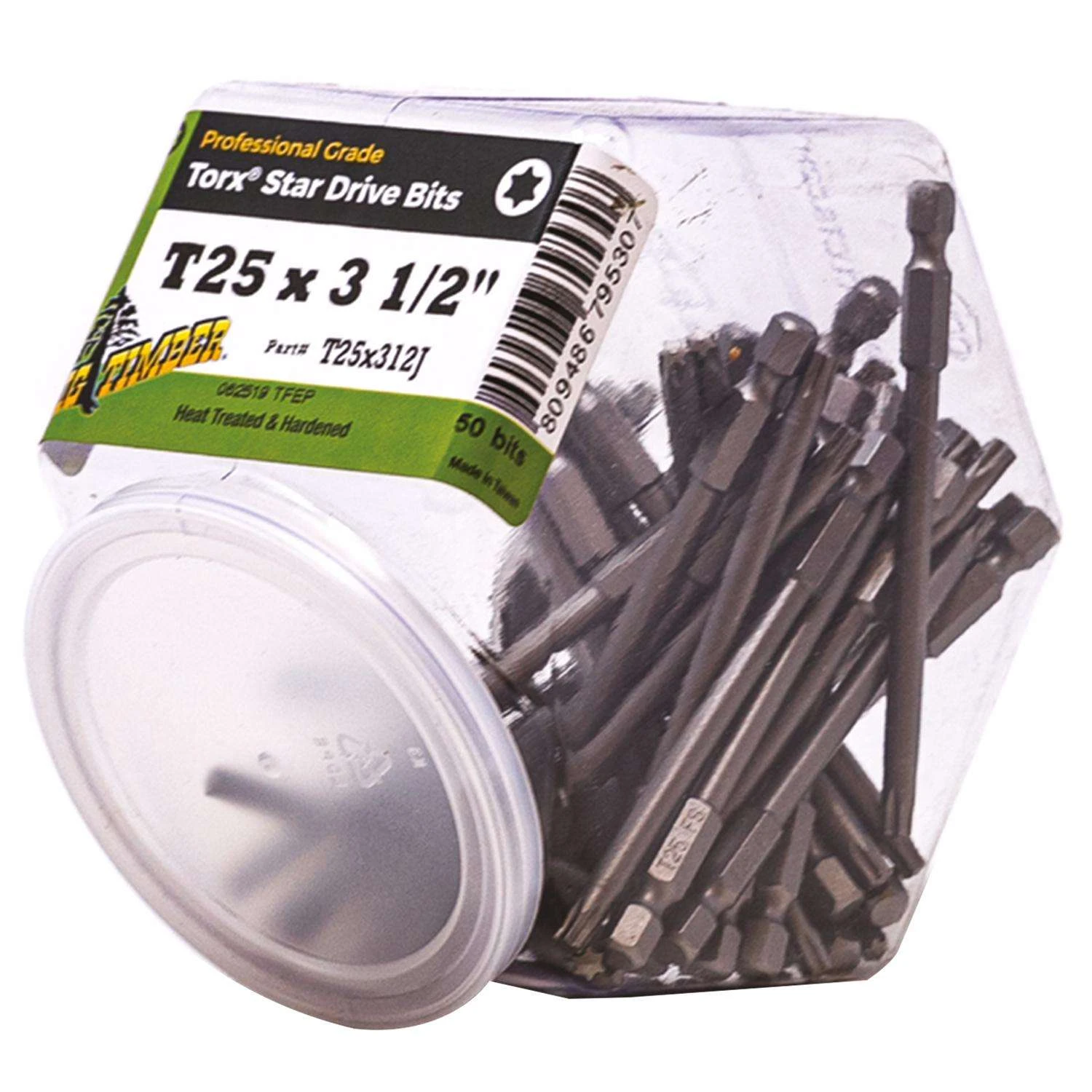 Big Timber Torx T25 X 3-1/2 In. L Power Bit Steel 50 Pc - Image 2