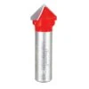 Freud 3/4 In. D X 3/4 In. X 2-1/4 In. L Carbide V Grooving Router Bit