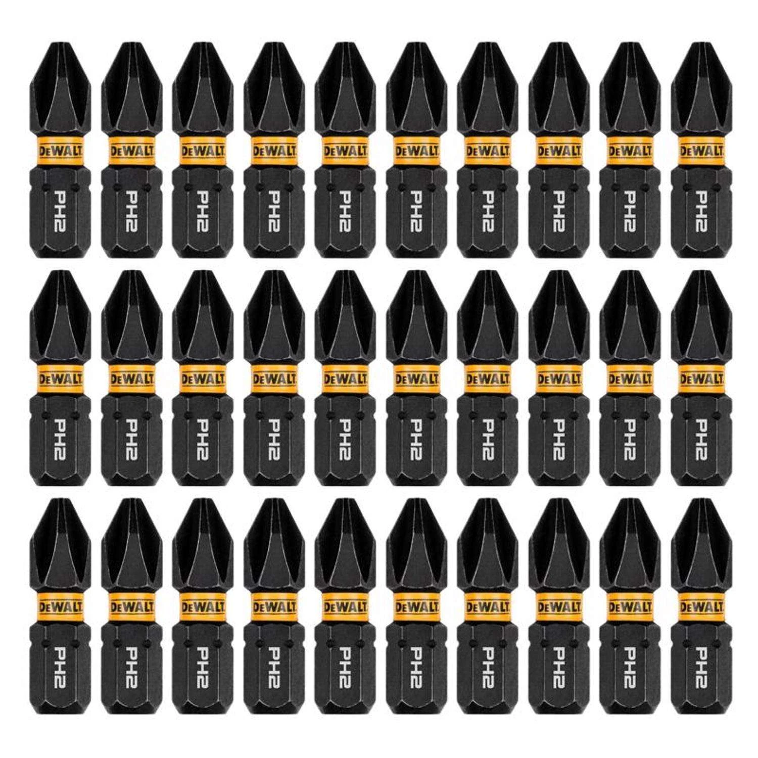 DeWalt FlexTorq Phillips #1 X 1 In. L Impact Driver Bit Set Steel 30 Pc - Image 3