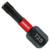 Diablo Torx #25 X 1 In. L Driver Bit Black Oxide 100 Pk