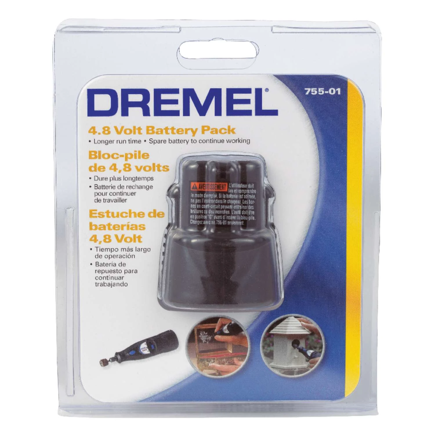 Dremel 4.8V MiniMite Ni-Cad Battery Pack 1 Pc