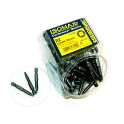 Eazypower Isomax Square Recess R2 X 2 In. L Power Bit Chrome Vanadium Steel 125 Pc