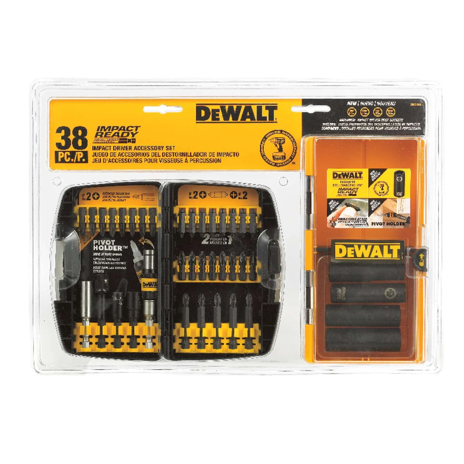 DeWalt Impact Ready Screwdriver Bit Set 38 Pc