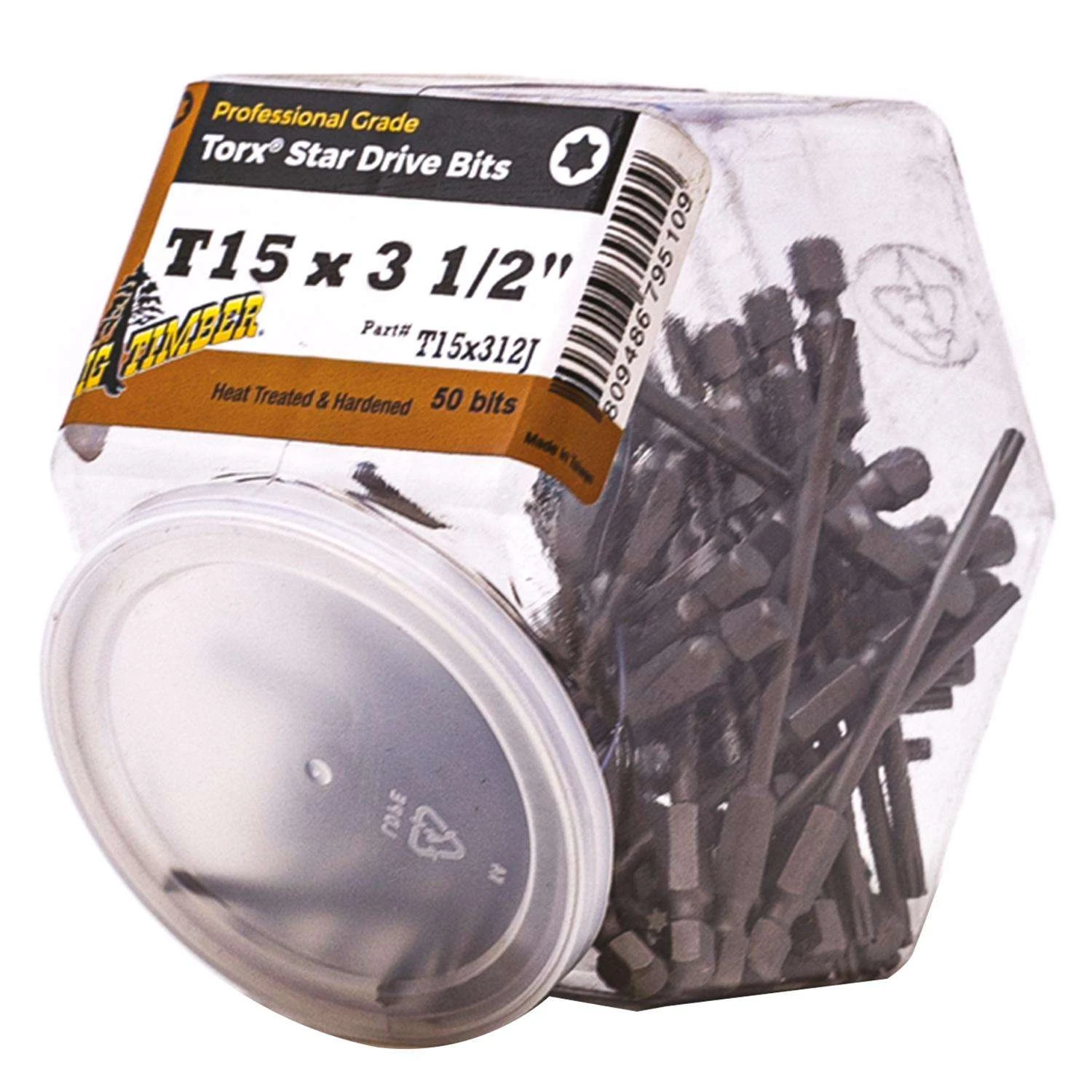 Big Timber Torx T15 X 3-1/2 In. L Power Bit Steel 50 Pc - Image 2