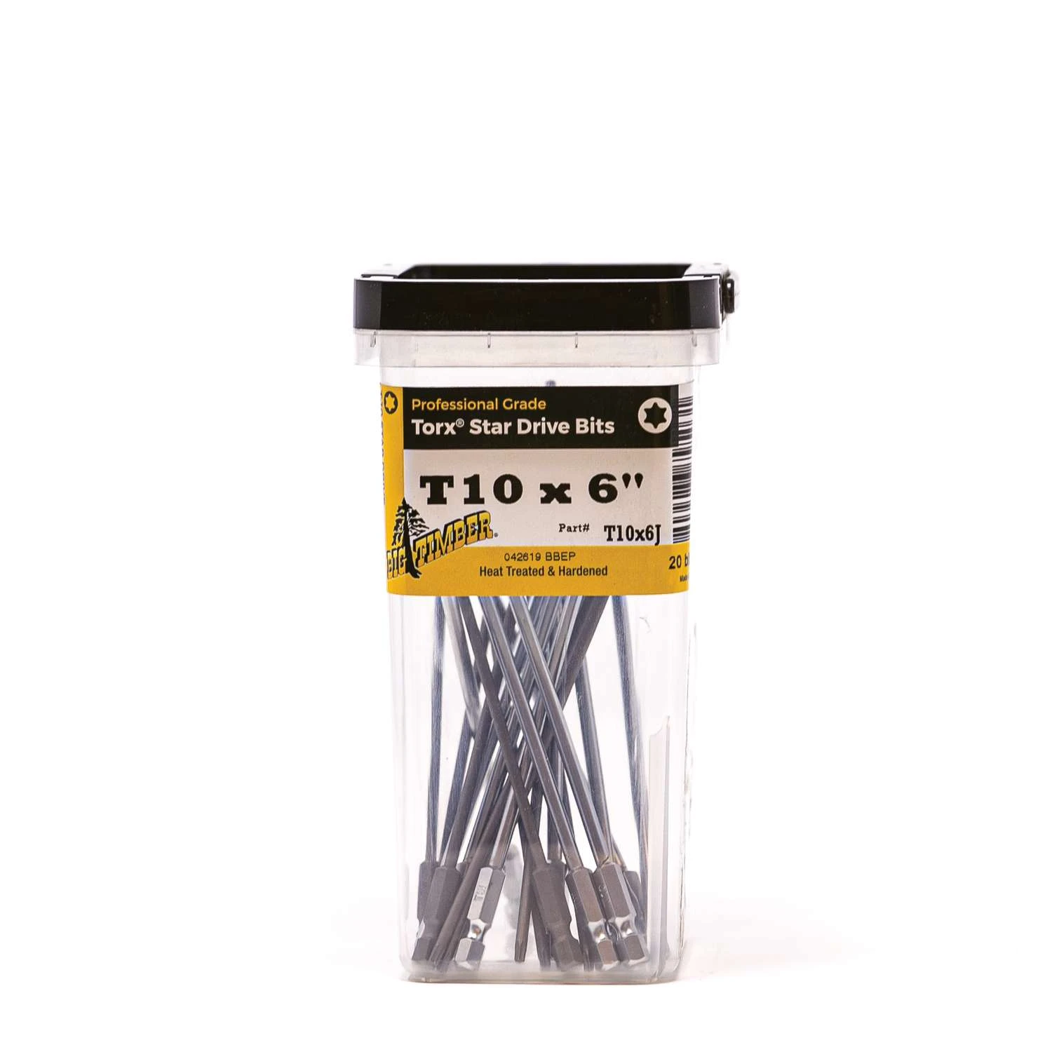 Big Timber Torx T10 X 6 In. L Power Bit Steel 20 Pc - Image 2