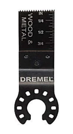 Dremel Multi-Max 3/4 In. X 2.5 In. L Steel Wood And Metal Flush Cut Blade 1 Pk