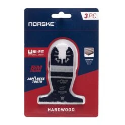 Norske Uni-Fit 2-3/4 In. Bi-Metal Japanese Tooth Flush Cut Blade Hardwood 3 Pk