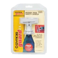 Gyros Tools GyrosGuard 2 1/2 In. X 4 In. L Plastic Round Rotary Tool Safety Shield Kit 3 Pc